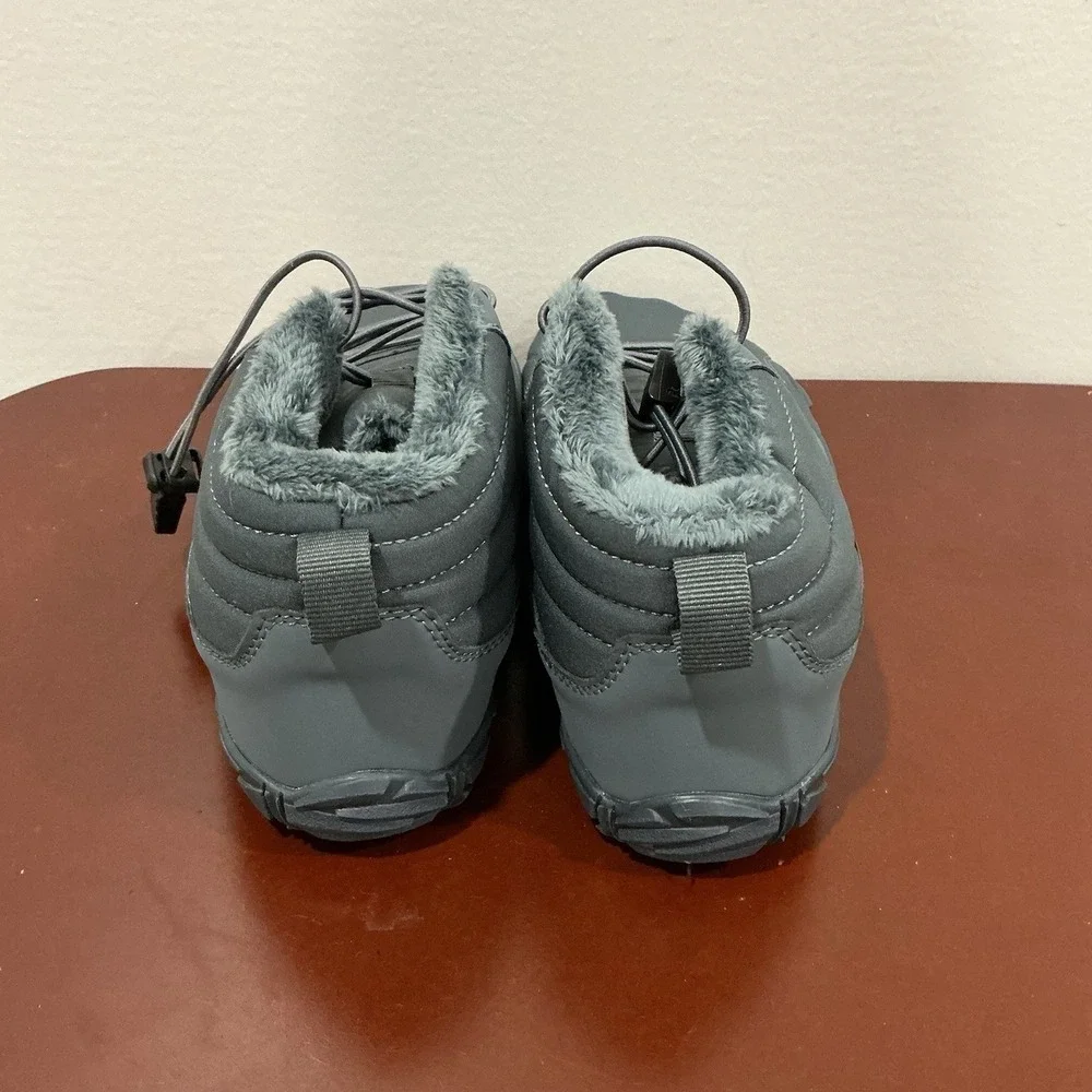 Peak Footwear Minimalist Winter Fur Lined Barefoot‎ Shoes Women's Size 10 - Gray